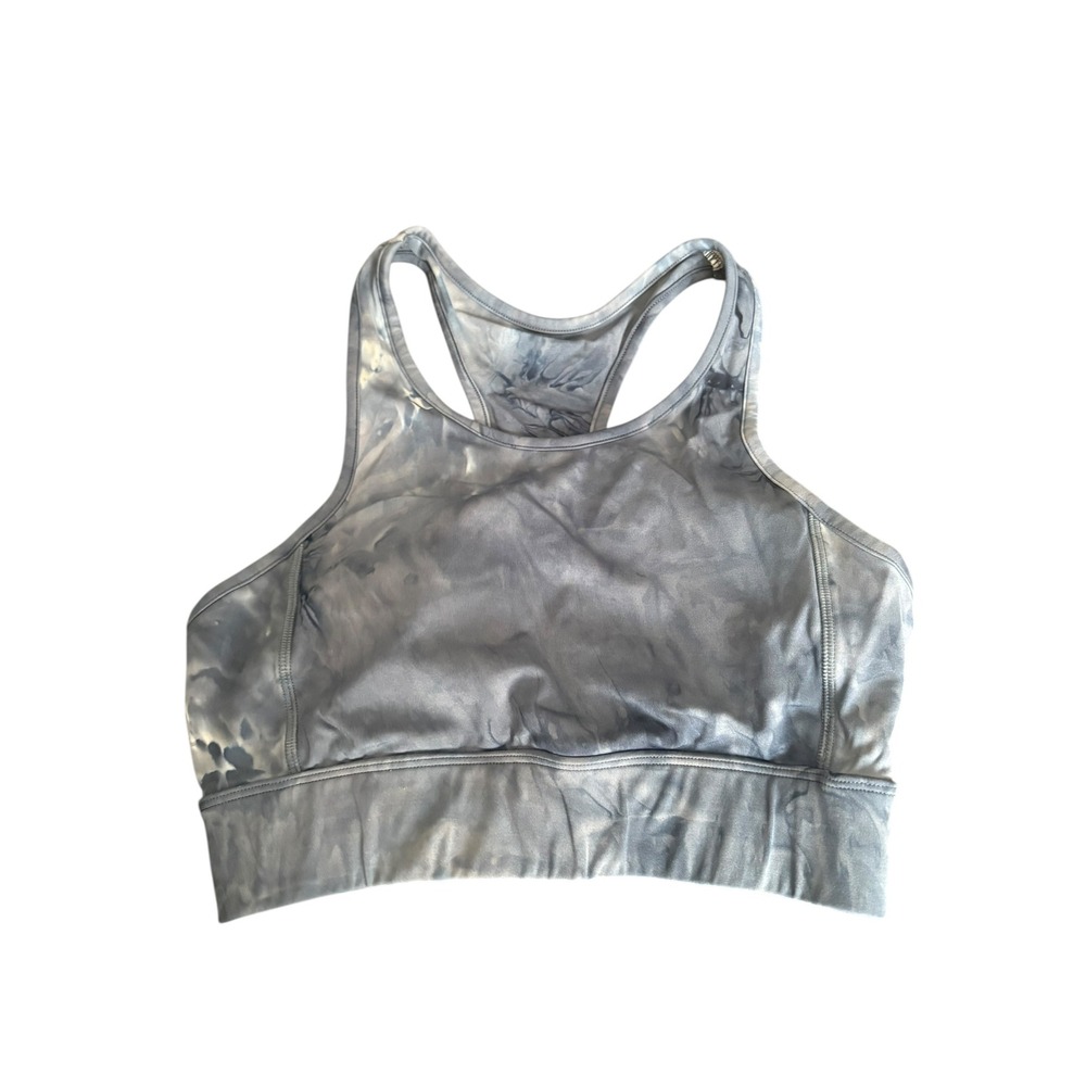 Vetior Women's‎ Sports Bra Size Small Blue Tie Dye Racerback Activewear
